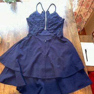 Navy blue dresss